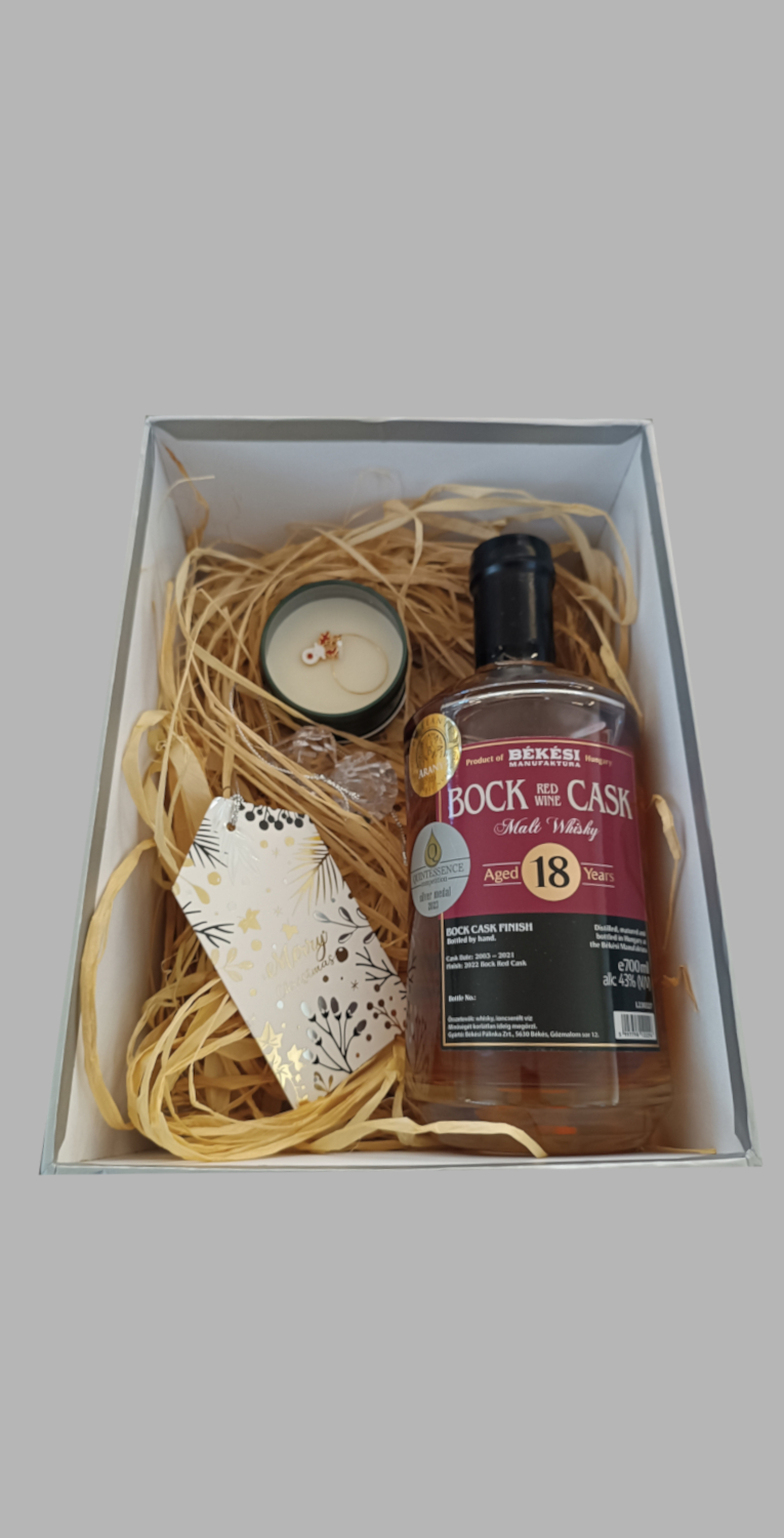 Békési Bock Whisky ajándékbox csomag 0,7 L (43%)