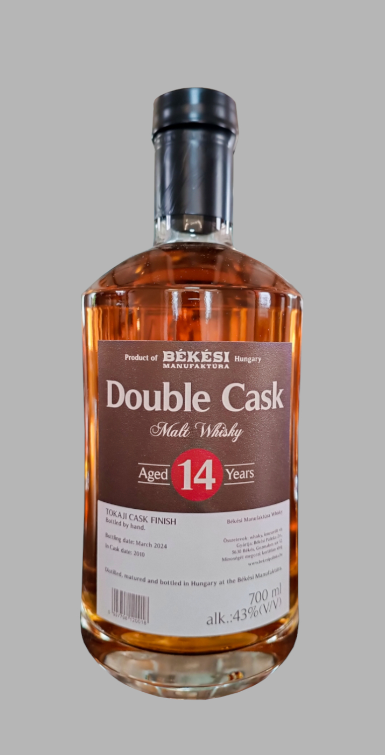 Békési-Duplahordos-Whisky-0,7 L-14-eves