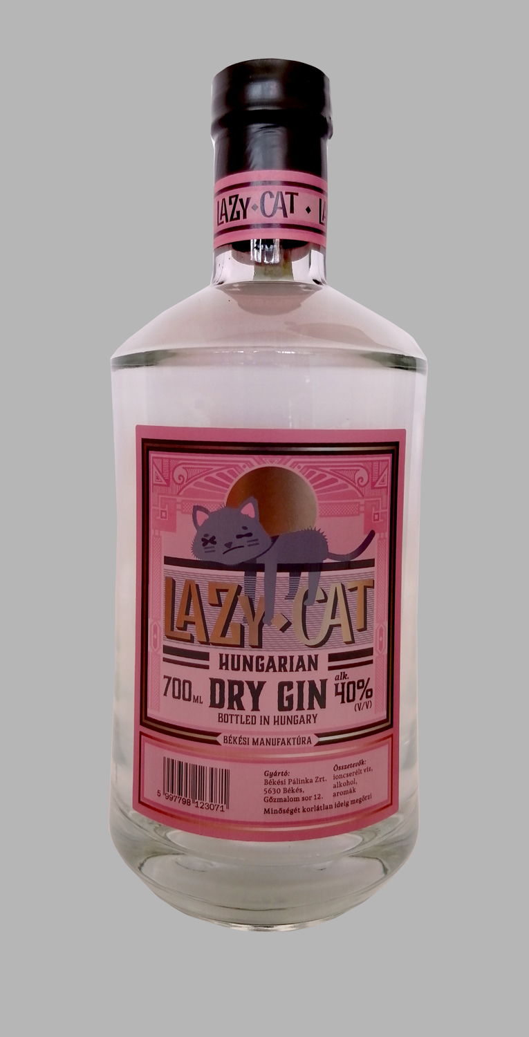 Lazy Cat Hungaryan Dry Gin 0,7L 40%V/V