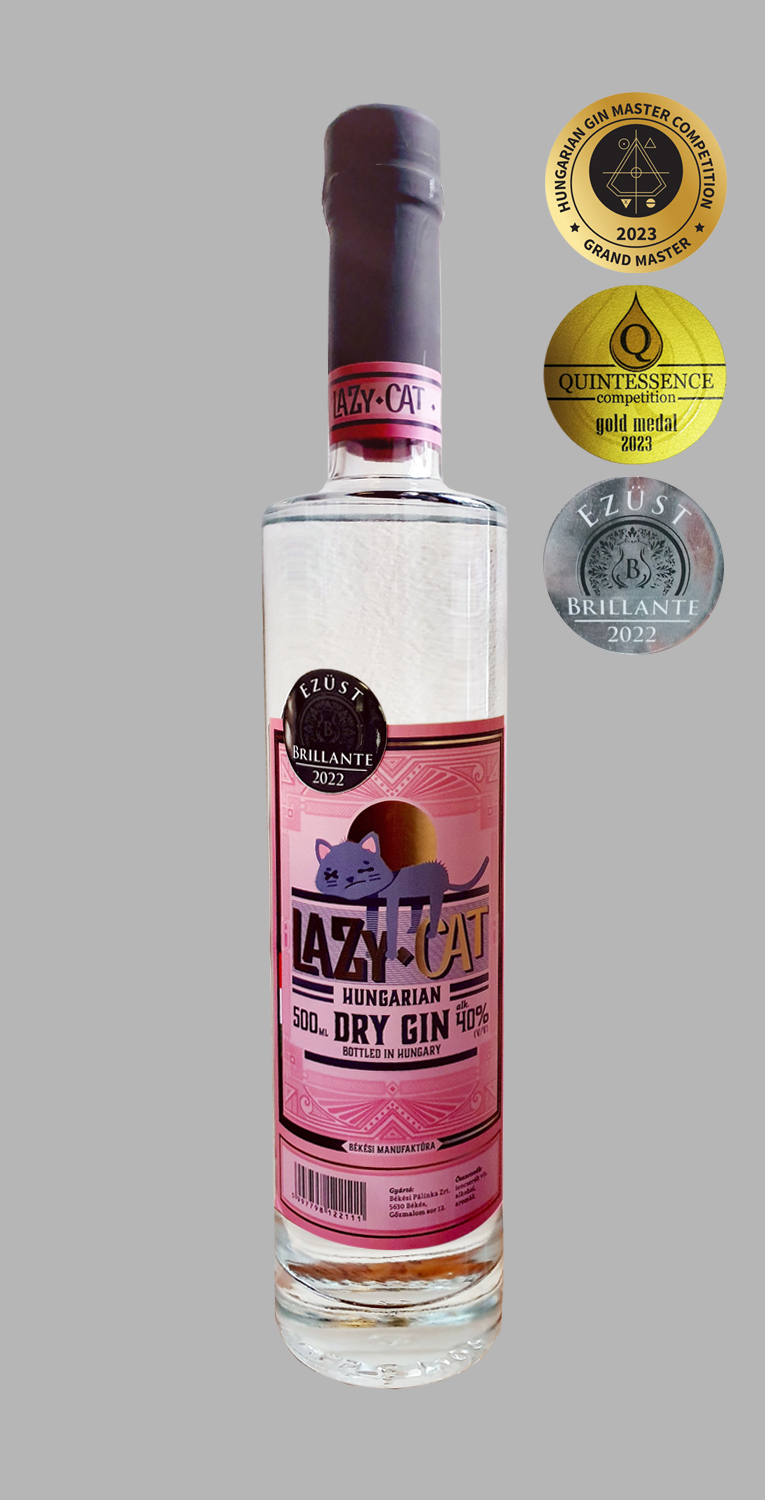 Lazy Cat Hungarian Dry Gin 0,5L (40%)