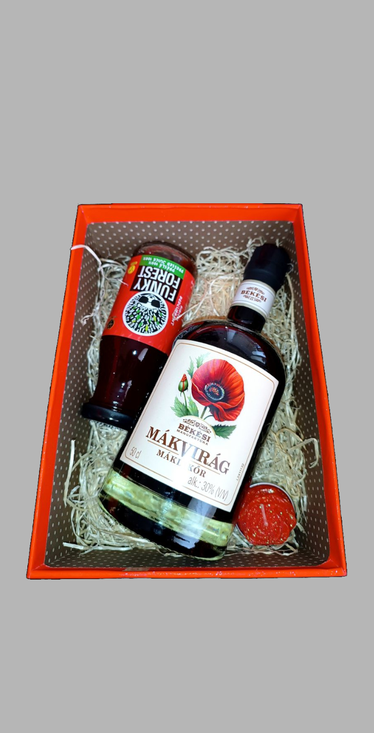 piros - ajándékdoboz - Mákvirág 0,5 L (30%) piros - ajándékdoboz - Mákvirág 0,5 L (30%)