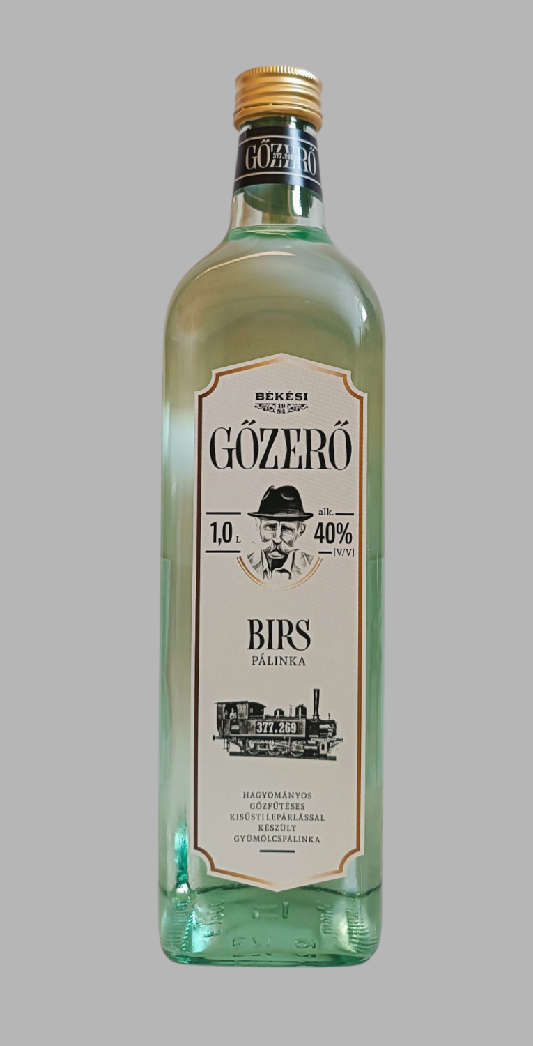 Gőzerő Birspálinka 1 L (40%)
