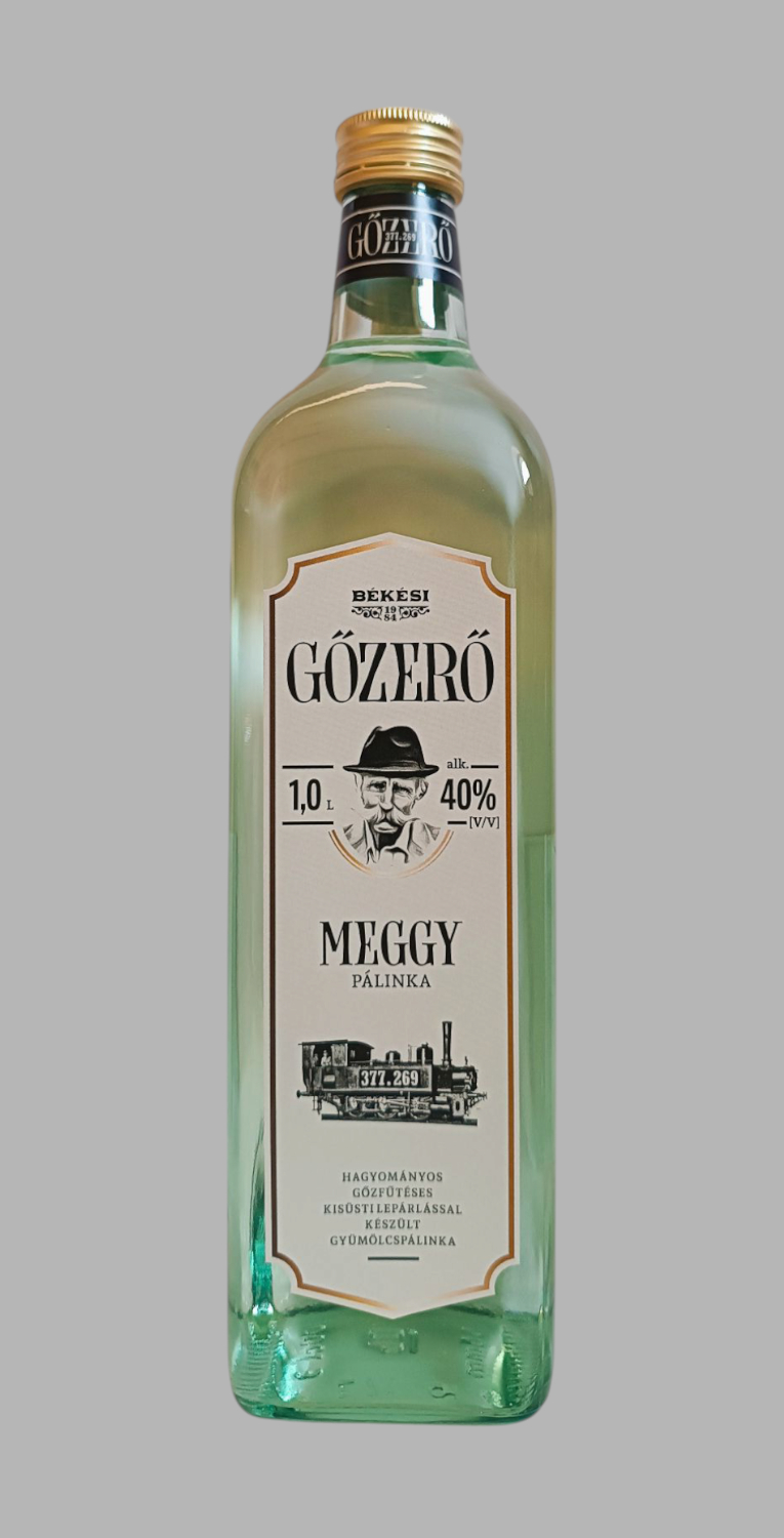 Gőzerő Meggypálinka 1 L (40%)