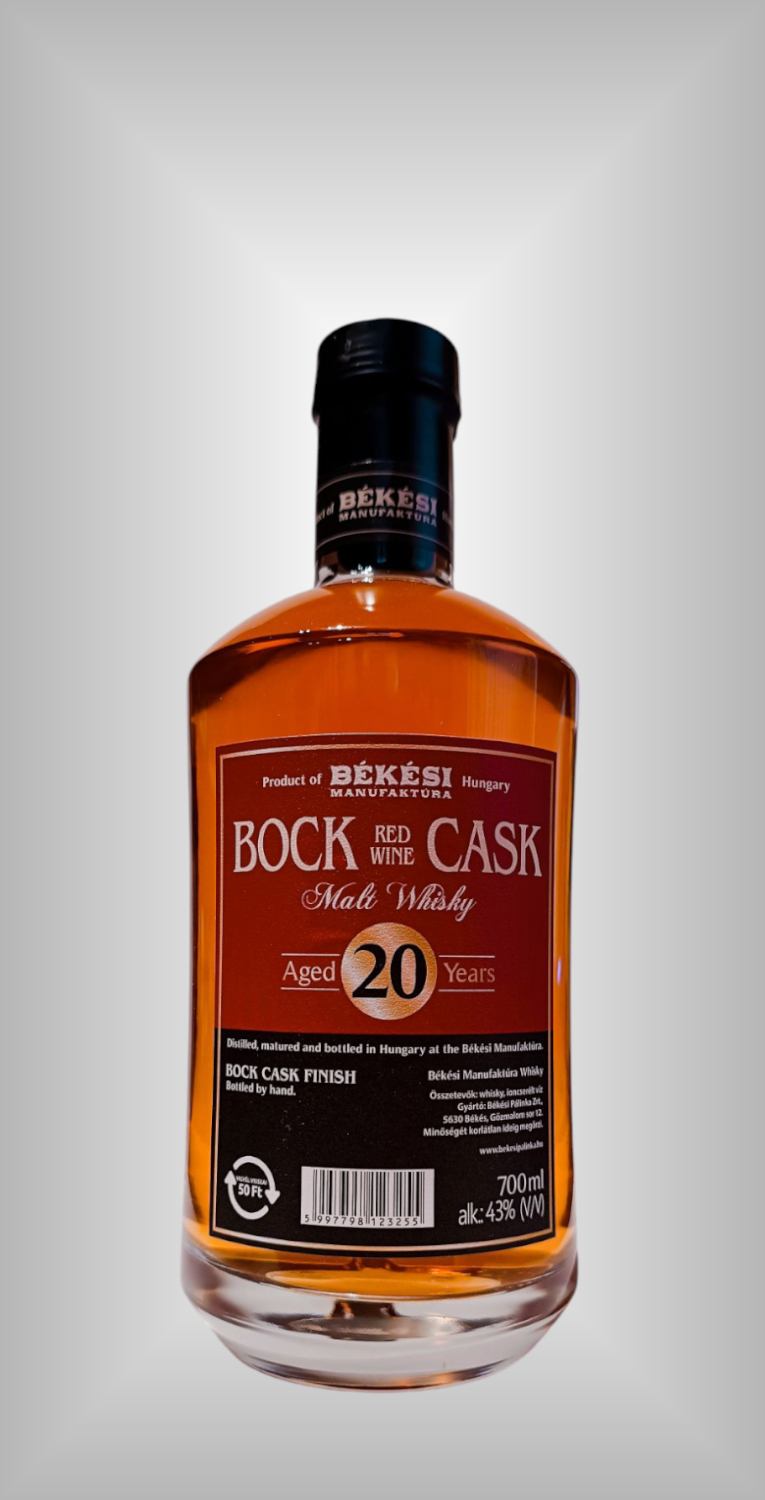 Bekesi Bock Whisky - 0,7 L - 20 eves - 2025 Bekesi Bock Whisky - 0,7 L - 20 eves - 2025